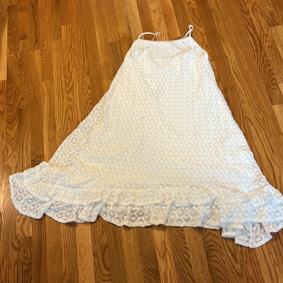 NWT Anthropologie Ruffled Crochet Midi Dress Size SP - Picture 11 of 12